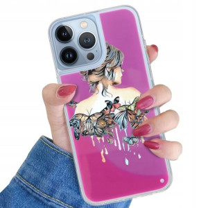 Etui SAND Zielony do IPHONE 14 PRO Modne Top Wzory