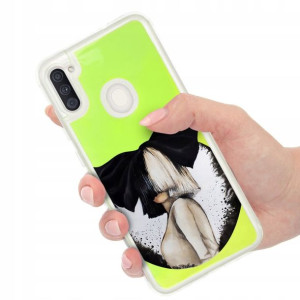 Etui Sand Zielony do SAMSUNG A11 Modne Top Wzory