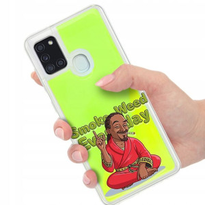 Etui Sand Zielony do SAMSUNG A21S Modne Top Wzory