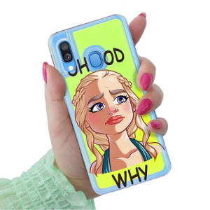 Etui SAND ZIELONY do SAMSUNG A40 Serialowe Wzory