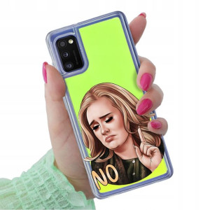 Etui SAND ZIELONY do SAMSUNG A41 Serialowe Wzory