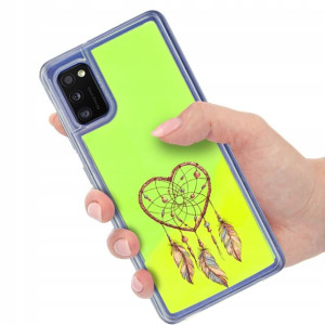 Etui SAND ZIELONY do SAMSUNG A41 Spring Top Wzory