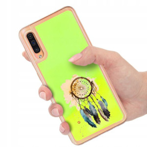Etui SAND ZIELONY do SAMSUNG A50 Spring Top Wzory