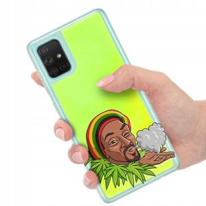 Etui Sand Zielony do SAMSUNG A71 Modne Top Wzory