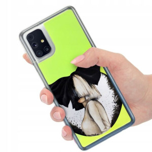 Etui Sand Zielony do SAMSUNG M31s Modne Top Wzory