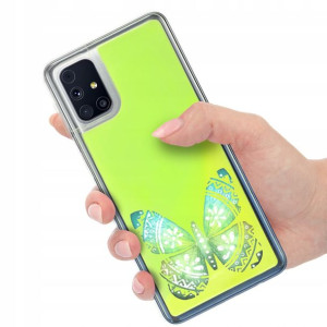 Etui SAND ZIELONY do SAMSUNG M31s Spring Top Wzory