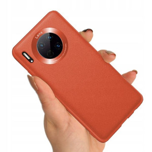 Etui Satynowe LENS POMARAŃCZOWY do HUAWEI MATE 30