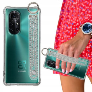 Etui SHOCK Pasek Cyrkonie do HUAWEI NOVA 8 PRO 5G