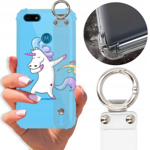 Etui Shock Pasek do MOTOROLA E6 PLAY Bajki Wzory