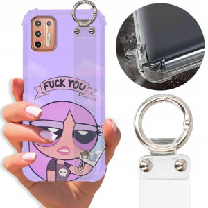Etui Shock Pasek do MOTOROLA G9 PLUS Bajki Wzory