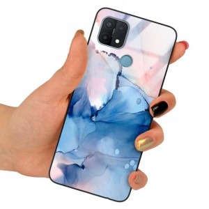 Etui SZKLANE do OPPO A15 Obudowa Case Dużo Wzorów