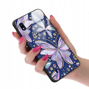Etui Szklane do SAMSUNG A10 Motyle Butterfly Wzory