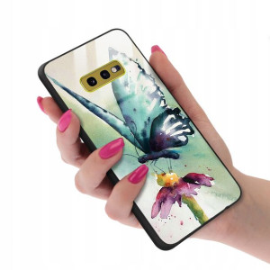 Etui Szklane do SAMSUNG S10e Motyle Case TOP Wzory