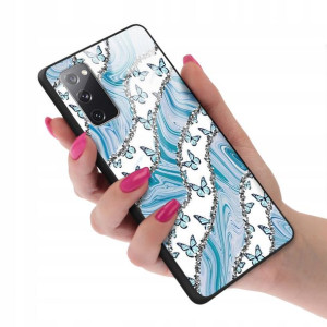 Etui Szklane do SAMSUNG S20 FE Motyle Case Wzory