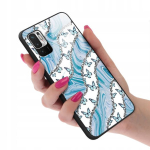 Etui Szklane do XIAOMI REDMI NOTE 10 5G Case Wzory
