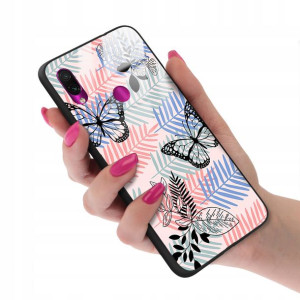 Etui Szklane do XIAOMI REDMI NOTE 7 Motyle Wzory