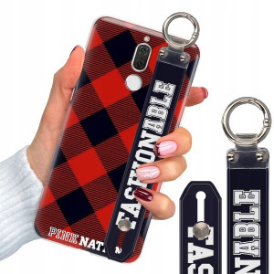 Etui Z Paskiem do HUAWEI MATE 10 LITE Kratka Wzory