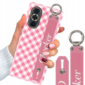 Etui Z Paskiem do HUAWEI NOVA 10 W Kratkę Wzory