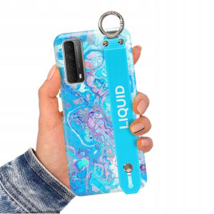 Etui z Paskiem do HUAWEI P SMART 2021 Case Wzory