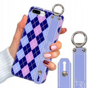 Etui Z Paskiem do iPHONE 7/8 PLUS W Kratkę Wzory