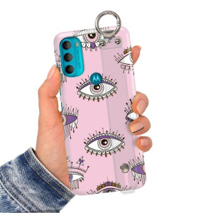 Etui z Paskiem do MOTOROLA G71 5G Case Modne Wzory