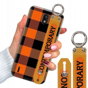 Etui Z Paskiem do NOKIA 1.3 Case W Kratkę Wzory