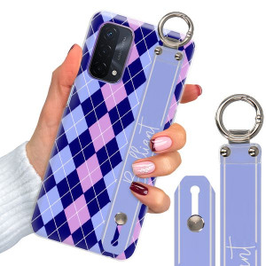 Etui Z Paskiem do OPPO A54 5G Case W Kratkę Wzory