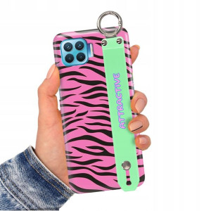 Etui z Paskiem do OPPO RENO 4 LITE Obudowa Wzory