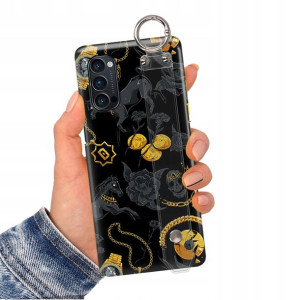 Etui z Paskiem do OPPO RENO 4 PRO 5G Modne Wzory