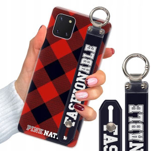 Etui Z Paskiem do SAMSUNG A81 Case W Kratkę Wzory