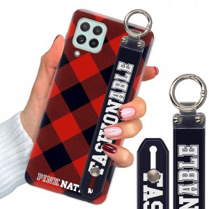 Etui Z Paskiem do SAMSUNG M22 4G W Kratkę Wzory