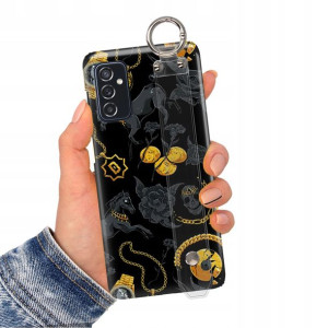 Etui z Paskiem do SAMSUNG M52 5G Case Modne Wzory