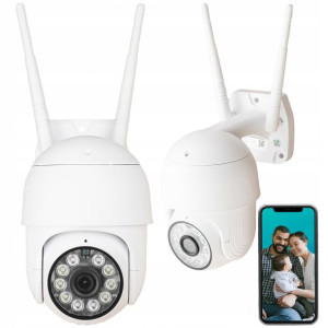 Kamera Zewnętrzna Obrotowa Wifi Fhd 1080 4x Zoom