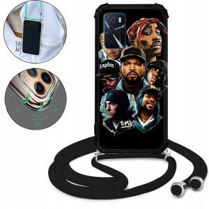 Etui Crossbody Do OPPO A54s Bajki Kreskówki Wzory