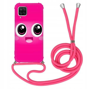 Etui Crossbody Róż do SAMSUNG A12 Case Mix Wzory