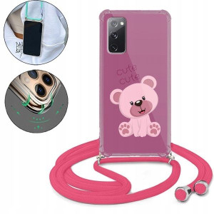 Etui Crossbody Róż do SAMSUNG S20FE Słodkie Wzory