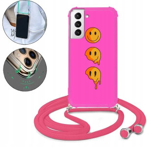 Etui Crossbody Róż do SAMSUNG S21 PLUS Case Wzory