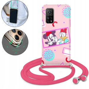 Etui Crossbody Róż do XIAOMI MI 10T Słodkie Wzory