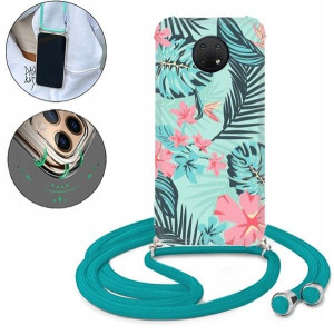 Etui Crossbody Turkus do NOKIA G20 Słodkie Wzory