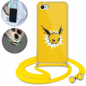 Etui Crossbody Żółty Do IPHONE 8 Ochronne Wzory