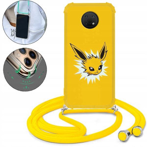 Etui Crossbody Żółty Do NOKIA G20 Ochronne Wzory