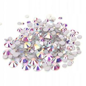 Cyrkonie SS10 szlifowane Opalizujace OPAL AB 50szt