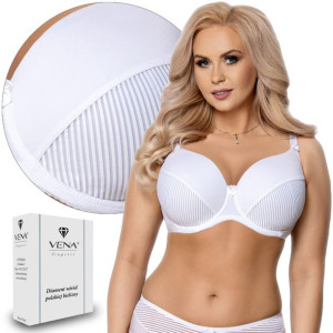 Biustonosz VENA VB-11 , Fullcup , BIAŁY , 80B