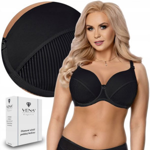 Biustonosz VENA VB-11 , Fullcup , CZARNY , 85C