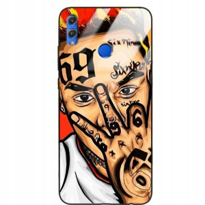Etui Glass Do HUAWEI HONOR 8X Bajkowe Top Wzory