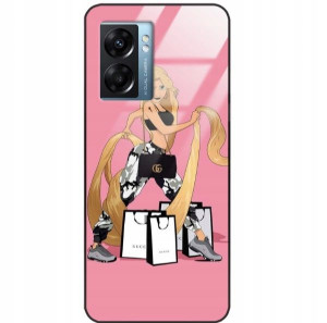 Etui Glass Do OPPO RENO K10 5G Hard Princess Wzory