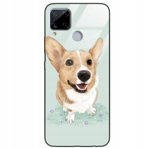 Etui Glass Do REALME C15 Obudowa Modne Mix Wzorów