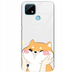 Etui Glass Do REALME C21 Obudowa Modne Mix Wzorów