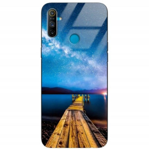 Etui Glass Do REALME C3 Obudowa Modne Mix Wzorów