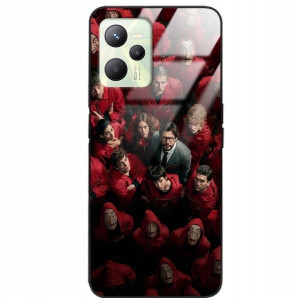 Etui Glass Do REALME C35 Case Filmy Seriale Wzory